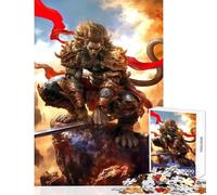 Rompecabezas de 1000 Piezas del Rey Mono Sun Wukong Juguetes antiestrés Gran Regalo para Juegos educativos con Piezas de Formas aleatorias Totalmente entrelazadas tamaño 38x26cm