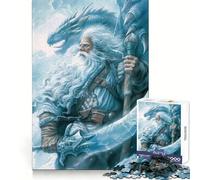 Rompecabezas de 1000 Piezas del Señor Dragón Blanco para Adolescentes Desarrolla la Capacidad analítica, facilita la relajación y Tiene un Acabado Impecable (50x75cm)