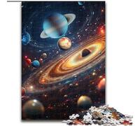Rompecabezas de 1000 Piezas del Universo Colorido Hecho de cartón, un Regalo para el Cerebro, una Actividad educativa para Adolescentes 1000 Piezas(26x38cm)