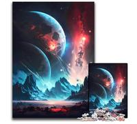 Rompecabezas de 1000 Piezas del Universo Galáctico. Descubre Rompecabezas de Madera para Adultos. Ideal para diversión Familiar, relajación y Regalos navideños. 50x75cm/19,68x29,52 Pulgadas.