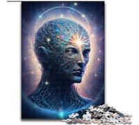 Rompecabezas de 1000 Piezas del Universo Zen Esotérico, Rompecabezas de Madera de 50x75cm, un desafiante Rompecabezas para Adolescentes, diversión para una Noche de Juegos en Familia.