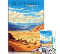 Rompecabezas de 1000 Piezas del Valle de la Muerte, California, para Adolescentes, Juguetes educativos, Juegos Familiares, cumpleaños, 38x26cm