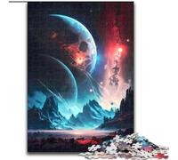 Rompecabezas de 1000 Piezas Descubre el Universo Galáctico Hecho de Madera, es un Gran Regalo para la Familia 50x75cm Ideal para cumpleaños, festividades y Ocasiones Especiales