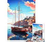 Rompecabezas de 1000 Piezas Descubre Portugal Juguete Decorativo de Pared Regalo de cumpleaños Juego de ingenio con Piezas aleatorias Que se entrelazan tamaño 38x26cm