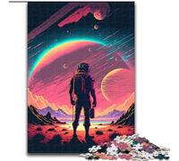 Rompecabezas de 1000 Piezas Descubriendo nuevos Mundos Hecho de cartón, Juego Interactivo Familiar, Regalo de ingenio, Juguete Educativo 1000 Piezas(26x38cm)