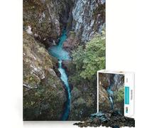 Rompecabezas de 1000 Piezas Desfiladero de río de montaña para Adultos Ideal para Mejorar la Memoria y Disfrutar de Momentos de Paz Diseño para armar Regalo Premium (38x26cm)