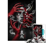 Rompecabezas de 1000 Piezas Despertar del Oni para Juegos educativos un desafío para ejercitar la Mente y un Juego de ingenio Hombres y Mujeres (tamaño 50x75cm)