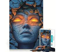 Rompecabezas de 1000 Piezas Despertar en Piedra,decoración de Ajuste Limpio,Juego de Habilidad Mental,Juego Acogedor,decoración navideña para Pared (38x26cm)