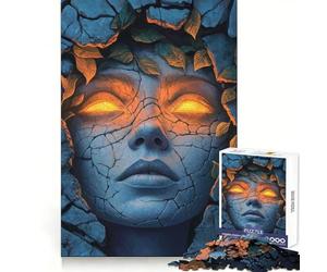 Rompecabezas de 1000 Piezas Despertar en Piedra para adolescentesDesarrolla Habilidades cognitivas y Proporciona un Placer relajanteDiseño sólidoRegalo de Navidad (38x26cm)