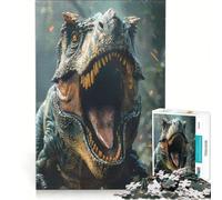 Rompecabezas de 1000 Piezas Dinosaurios prehistóricos decoración de Pared Actividades Divertidas para el hogar colección de Artistas Bellas Artes 38x52cm