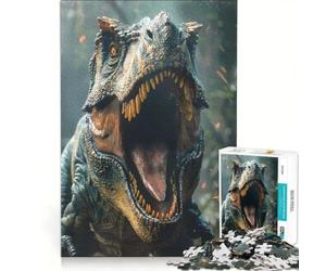 Rompecabezas de 1000 Piezas Dinosaurios prehistóricos decoración de Pared Actividades Divertidas para el hogar colección de Artistas Bellas Artes 38x52cm