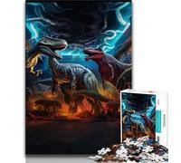 Rompecabezas de 1000 Piezas Dinosaurios World para Adultos y Adolescentes Un Juego desafiante y Divertido para Toda la Familia Cada Pieza es única (38x26cm)