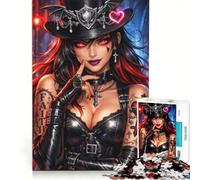 Rompecabezas de 1000 Piezas Diosa Oscura del Deseo, Juguetes para armar, desafío difícil, con Piezas de Formas aleatorias Que encajan Perfectamente 50x75cm