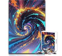 Rompecabezas de 1000 Piezas, diseño Abstracto de Galaxia en Espiral, Juguete Intelectual, Juego Educativo de Aprendizaje, Regalo de Amigo Secreto, tamaño 38x26cm