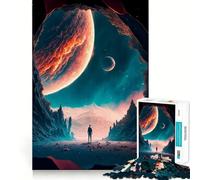 Rompecabezas de 1000 Piezas,diseño de caverna,articulaciones Finas,diversión cognitiva,Juego Tranquilo,Regalo de cumpleaños artístico (38x26cm)