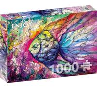 Rompecabezas de 1000 piezas, diseño de peces