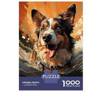 Rompecabezas De 1000 Piezas - Dog Swimming in Water Rompecabezas para Adultos Juego De Ingenio Desafío Difícil Oferta como Regalos para Toda La Familia 52x38cm/1000pcs