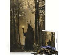 Rompecabezas de 1000 Piezas Druida del Bosque Victoriano para Adultos: Concentración Mental, Momentos de Ocio placenteros, Ajuste, Sorpresa Festiva (38x26cm)