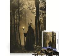 Rompecabezas de 1000 Piezas Druida del Bosque Victoriano - Un desafío para la Mente - Relajación acogedora - Corte preciso (50x75cm)