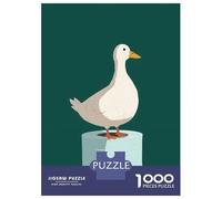 Rompecabezas De 1000 Piezas Duck on Toilet Paper Roll Rompecabezas para Adultos Juego Práctico para Aliviar El Estrés Cumpleaños Y Navidad 70x50cm/1000pcs