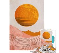 Rompecabezas de 1000 Piezas Dune Bask para Adultos Juguetes antiestrés Actividades Divertidas de análisis y lógica para Hacer en casa (tamaño 50x75cm)