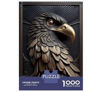 Rompecabezas De 1000 Piezas Eagle Gold Decor Rompecabezas para Adultos Juego De Ingenio Ensamblaje De Patrones Difícil Y Desafiante 52x38cm/1000pcs