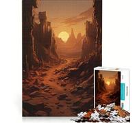 Rompecabezas de 1000 Piezas: Ecos de un Imperio caído, Juego Imposible, Actividades Divertidas para Hacer en casa, colección de Artistas, Bellas Artes 38x52cm