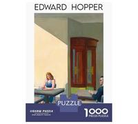 Rompecabezas De 1000 Piezas Edward Hopper Painting Rompecabezas para Adultos Juego Práctico Una Obra De Arte Cumpleaños Y Navidad 38x26cm/1000pcs