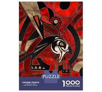 Rompecabezas De 1000 Piezas Egyptian Horus Rompecabezas para Adultos Juego De Ingenio Carrera De Velocidad De Manos Cumpleaños Y Navidad 70x50cm/1000pcs
