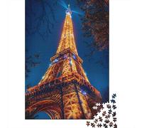 Rompecabezas De 1000 Piezas - Eiffel Tower Paris France Rompecabezas para Adultos Juguetes De Bricolaje Oferta De Decoración Perfecta como Regalos para Toda La Familia 38x26cm/1000pcs