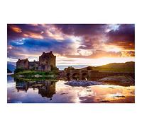 Rompecabezas de 1000 piezas Eilean Donan Castle Scotland Classic Puzzle DIY Kit de madera de juguete único regalo decoración del hogar
