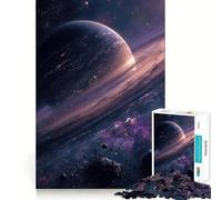 Rompecabezas de 1000 Piezas El Anillo del Planeta Asteroide para Adultos Juguete para ejercitar la Mente y Relajarse Corte Perfecto Regalo Memorable 50x75cm