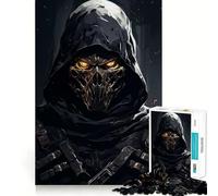 Rompecabezas de 1000 Piezas El Asesino de la Parca para Adolescentes Juego Inteligente para Relajarse y armar Patrones Lista de Deseos de Papá Noel 38x26cm