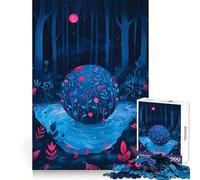 Rompecabezas de 1000 Piezas El Bosque de Las Maravillas para Adolescentes Actividad de Ocio Que estimula el Pensamiento Encaje Firme Regalo Ideal (50x75cm)