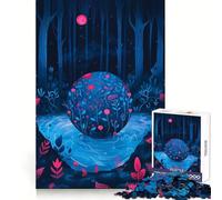Rompecabezas de 1000 Piezas El Bosque de Las Maravillas para Adolescentes Ideal para Relajarse y divertirse Fiestas (38x52cm)