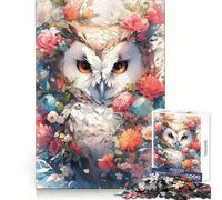 Rompecabezas de 1000 Piezas El Búho Sabio para Adolescentes Juguete Relajante con Bordes Ajustados Regalo Premium (38x52cm)