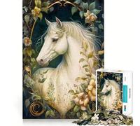 Rompecabezas de 1000 Piezas El Caballo para Adultos Juguete Mental Relajante y Divertido Corte Premium Regalo de cumpleaños 50x75cm