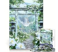 Rompecabezas de 1000 Piezas El Camino Sagrado de Sarutahiko para Adolescentes Juego de Rompecabezas para desarrollar la Mente Tranquila (50x75cm)