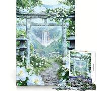 Rompecabezas de 1000 Piezas El Camino Sagrado de Sarutahiko para Adultos: Mejora la Memoria, Alivia la ansiedad y Decora la Pared con Bordes Afilados (38x52cm)