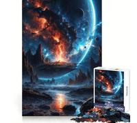 Rompecabezas de 1000 Piezas El Choque de Dos Mundos para Adolescentes Juguete para ejercitar la Mente Actividad en casa Diseño Premium Artículo de Santa Claus 38x26cm