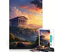 Rompecabezas de 1000 Piezas El Crepúsculo de los Dioses con Corte preciso, decoración, Juego Mental, Regalo, Tiempo de Juego Relajante, Actividad de cumpleaños (38x26cm)