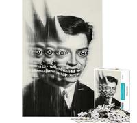 Rompecabezas de 1000 Piezas El Diablo Vigilante Juegos Divertidos y adictivos para Cultivar la Paciencia Regalos de Amigo Invisible Aprendizaje Educativo (Tamaño 38x26cm)