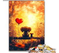 Rompecabezas de 1000 Piezas El Elefante y el Ratón para Adolescentes, un Juego desafiante y Familiar Que interactúa Entre Padres e Hijos (26x38cm)