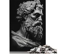 Rompecabezas de 1000 Piezas El Filósofo Platón, Rompecabezas de dificultad Alta, Juegos educativos, Juguetes, (38 x 26 cm)