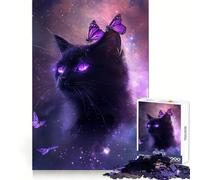 Rompecabezas de 1000 Piezas El Gato del Cosmos para Adultos Diversión Intelectual,recreación Tranquila,diseño, Regalo Creativo (38x52cm)