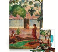 Rompecabezas de 1000 Piezas El Gran Árbol de Gauguin para Adultos Juguete Mental Relajante y Divertido Corte Premium Regalo de cumpleaños 38x26cm