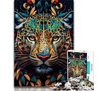 Rompecabezas de 1000 Piezas El Jaguar Astuto Colección de Artistas Ideal para Adolescentes a Partir de 14 años 26x38cm