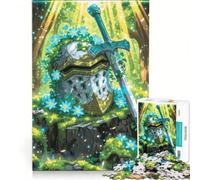 Rompecabezas de 1000 Piezas El Jardín del Caballero Juguete Educativo Interesante para Reducir el estrés Que Mejora el Amor Entre Parejas 38x26cm