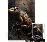 Rompecabezas de 1000 Piezas El Mundo mítico de la salamandra para Adolescentes Juguete para estimular la lógica Diversión en Interiores Borde Premium Regalo Memorable (38x52cm)