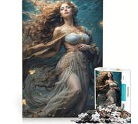 Rompecabezas de 1000 Piezas El Nacimiento de Venus, Juego de ingenio, decoración para el hogar, con Piezas de Formas aleatorias Que encajan Perfectamente 50x75cm